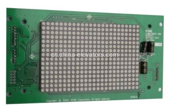KM853350G13 Placa de indicador de direção para elevadores Kone
