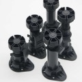 Black Furniture Feet Plastic Sofa Legs