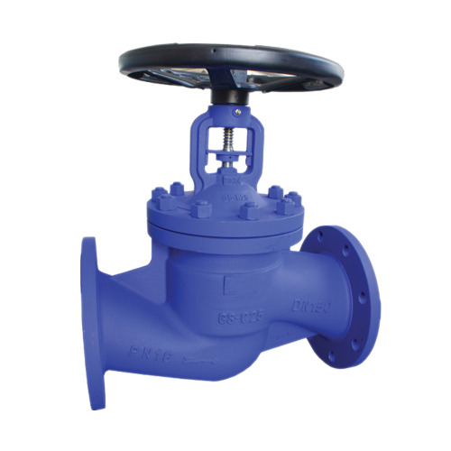 Actuated Globe Valve DIN Cast Steel Bellows Globe Valve Manufactory