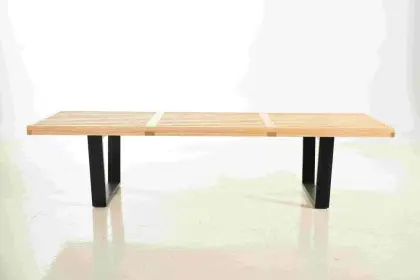 Modern Furniture Solid Wood Bench Coffee Table