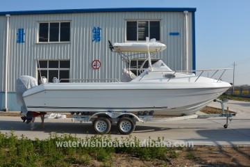 waterwish QD 25 CABIN Hard top motor boat