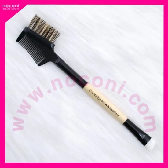 wooden handle eyebrow brush/comb brush