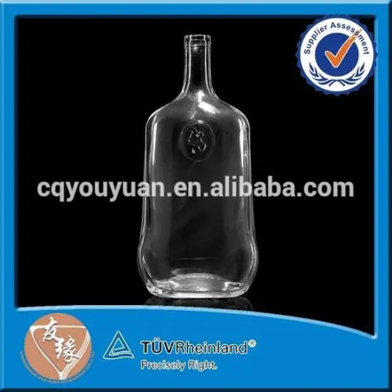 3000ml liquor storage hand blown clear giant glass bottles
