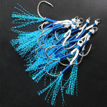 Strong Carbon Steel Shore Jigging Assist Hooks