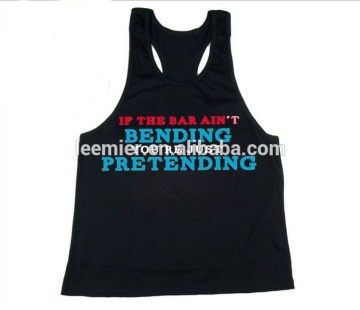 Women's custom dry fit fabric training singlet