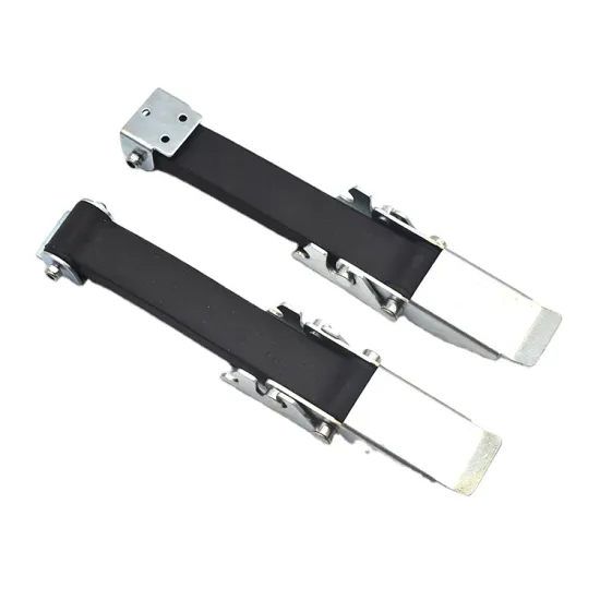 Stainless Steel Flexible Rubber Draw Latches with Brackets for Vehicle Hoods and Vibration Machines