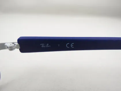 Matte Silver Ray Ban Rb6217 2538 Blue Plastic Eye Glasses Frames For Man 52mm