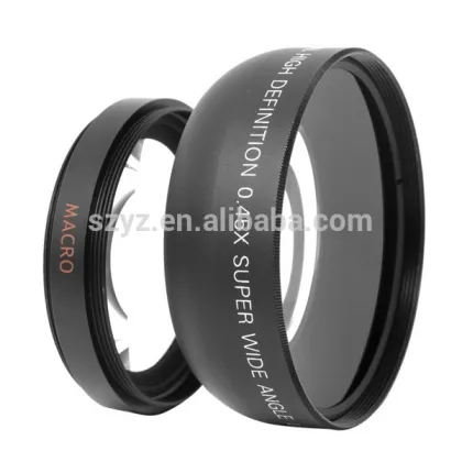 OEM 0.45X Super Wide Angle Lens + 12.5X Macro Lens camera lens for samsung galaxy s3 mini