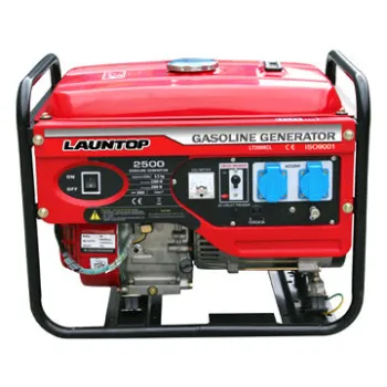 5.0kW Gasoline Generator Set with 50, 60Hz AC Frequency, 12V-8.3A DC Output