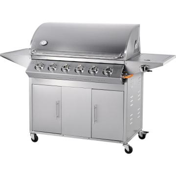 Auplex 3 4 5 6 Main Burner One Infrared Burner Rotisserie BBQ Gas Grill