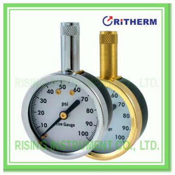 Dial tire pressure gauge