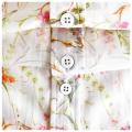 Flower Print Shirt Men Casual Silk Cotton Flower Digital Print Shirt Factory