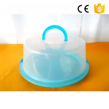 Large size plastic clear plastic cake saver with cover design wholesale clear plastic cake box