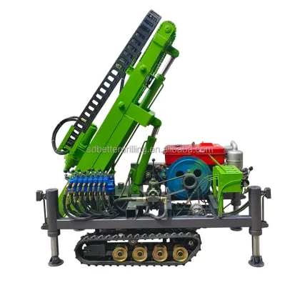 Solar Ground Screw Pile Drivers for Hydraulic Rotary Drilling Rigs