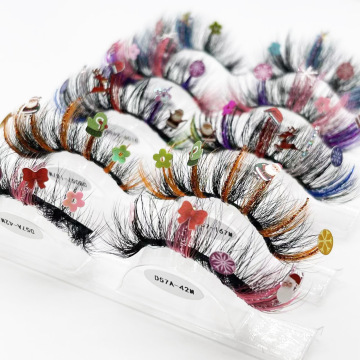 Vegan &amp; Cruelty Free 3d Faux Mink Halloween &amp; Χριστουγεννιάτικες βλεφαρίδες - 20mm Glitter Βλεφαρίδες