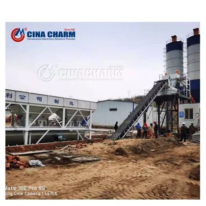 International Certification Concrete Mixing Plant for Outdoor Projects