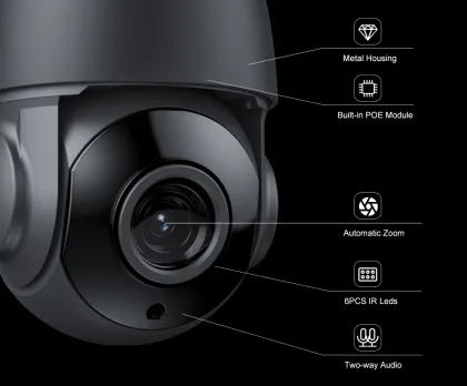 5MP Security Camera System Outdoor Home PoE Cctv Ip Cameras  Security Camera System