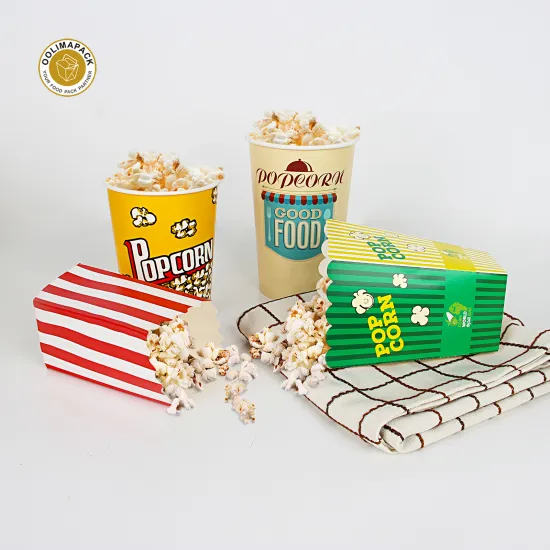 Disposable Chicken Popcorn Paper Boxes: Ideal Food Packaging Solution for Popcorn and Chicken