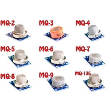 MQ Series Gas Sensor Modules Search Engine: MQ-2 to MQ-135