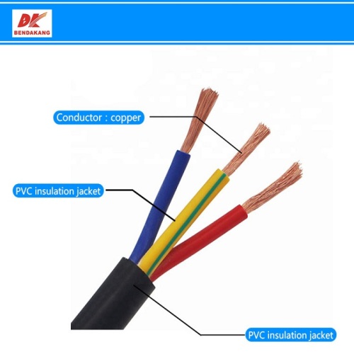 2x0.75 H05VV-F H05VVH2-F PVC Flexible Wire BS6500