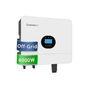 Growatt PV Sistemi SPF 6000 ES Plus 6kW Kapalı Grid 48V Enerji Depolama için Güneş İnverter