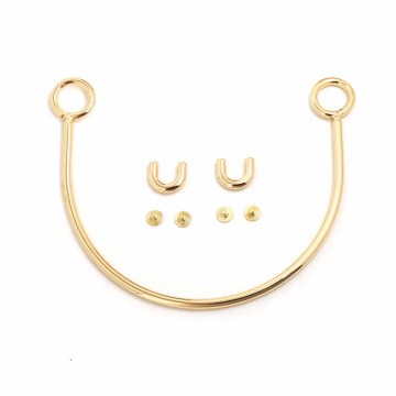 BC053 Handbag Accessories: Clasps, Connectors, and Decorative Elements Including Arch Bridge U-Shaped Buckles