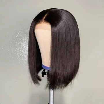 Clip in Wig Vendor Brazilian Silky Straight Wave Human Hair Short Wigs a 8 inch Bob Virgin Hair Wigs