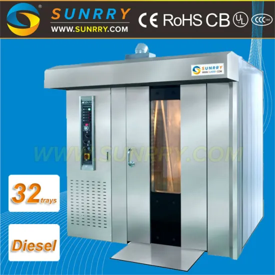 Rotary Rack Oven Rotary 32Trays Bakery Rotary Diesel Oven (SY-RV32D SUNRRY)