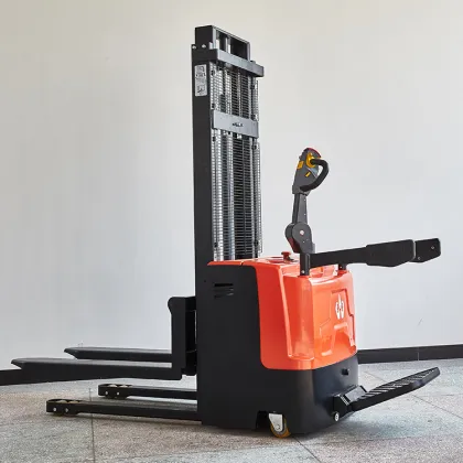 Electric Pallet Stacker Lifter 2200lbs 3300lbs - All Terrain Powered Stacker Equipment