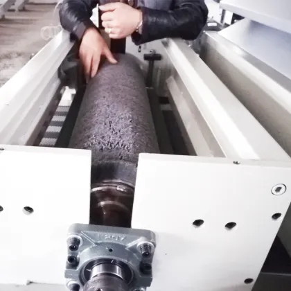 Wire brushing or Denibbing Sanding Machine