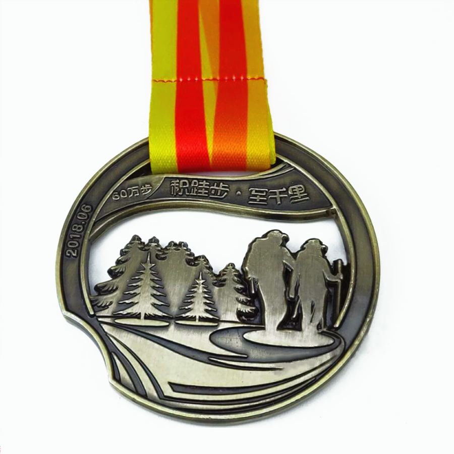 Medallas de corredores de metal hechas a medida