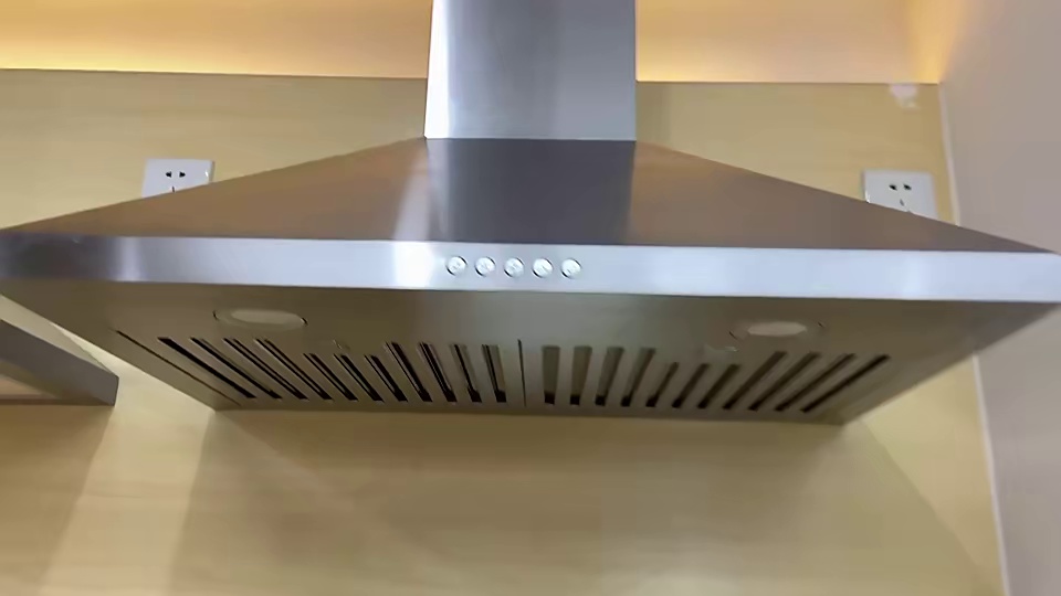Large Suction Tower Type Range Hood With ETL Certificate North America Market Kitchen Chimney Hood