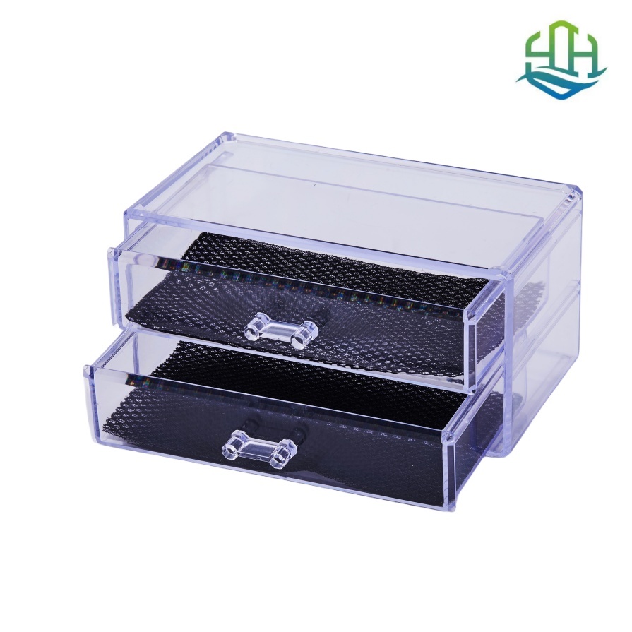 Boîte de rangement décorative nordique à 2 niveaux