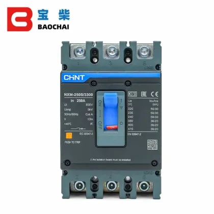 Chint MCCB NxM Series 3P/4P Molded Case Circuit Breaker NxM-250S/4300