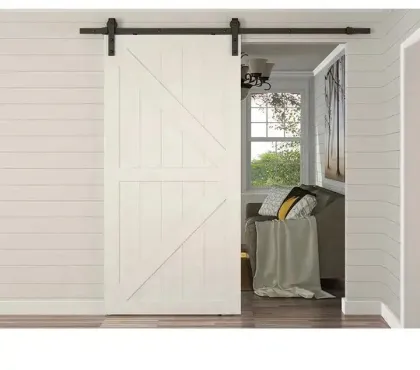 Modern Custom Barn Doors - Flat Interior Wooden Sliding Doors