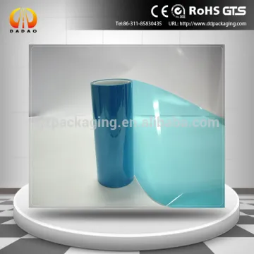 Silicone coated blue PET release film 100 micron