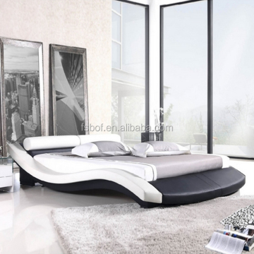 Ultimo design di mobili per mobili a doppio letto a doppio letto a doppia slitta in pelle italiana C026