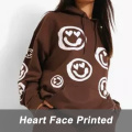 Brown Damen Hoodies Custom Hoodie