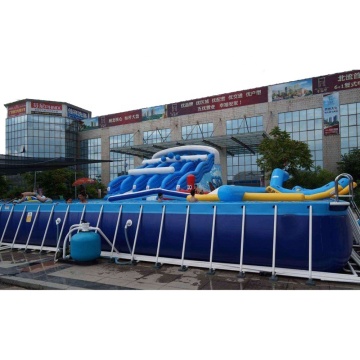 Factory Wholesale: PVC Metal Frame Swimming Pool for Kids and Adults