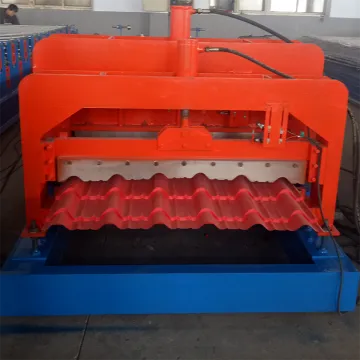 Metal glazed tile roofing sheet machine for Macedonia