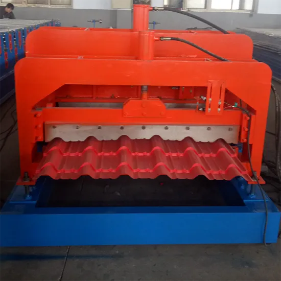 Metal glazed tile roofing sheet machine for Macedonia