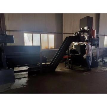 Aluminyo chip cake press shavings briquette press machine