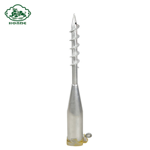 Galvanized Ground Screw Pole Anchor