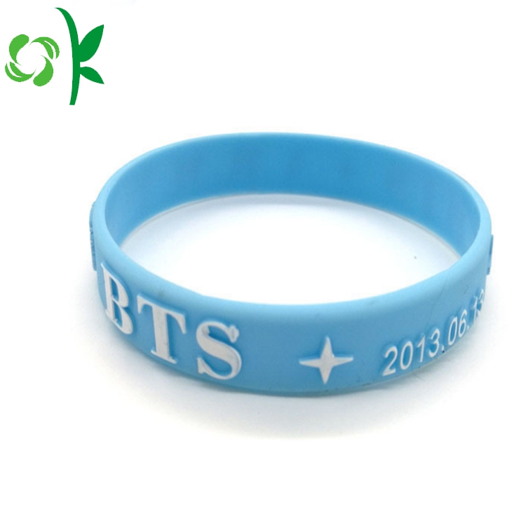 Blue Silicone Bracelets