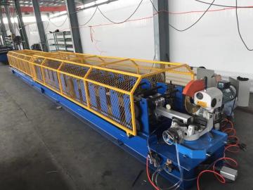 Steel downpipe roll forming machine production line