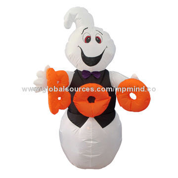 Inflatable Ghost for Halloween Decoration with Bright Light Inside