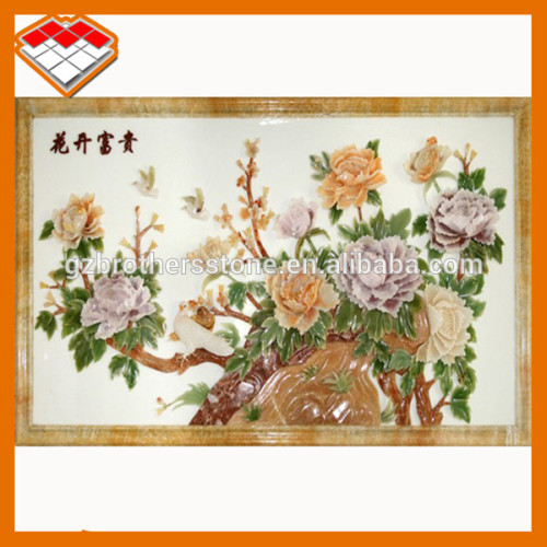 Flower wall decoration painting relief