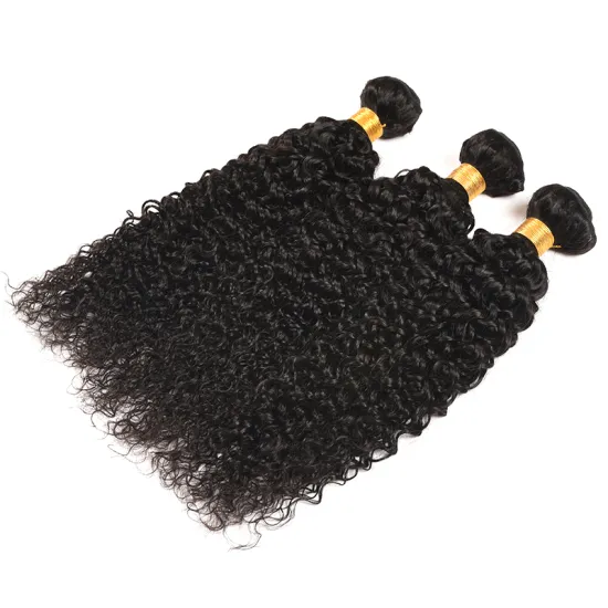 Virgin Brazilian Kinky Curly Human Hair Bundles With Frontal Unprocessed Row Remy Hair No Tangle Cuticle Aligned Hair