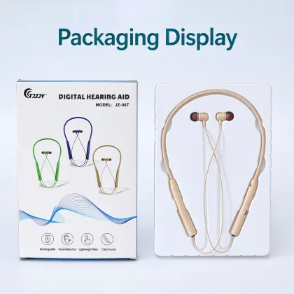 Durable High‑Gain Rechargeable Neck‑hanging Hearing Aids