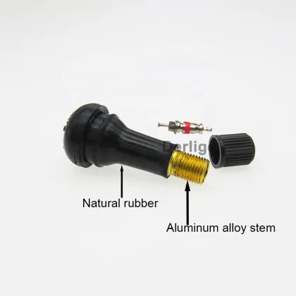 TR413 Tubeless Tire Valve Stems - Black Rubber Snap-in Valve Stems